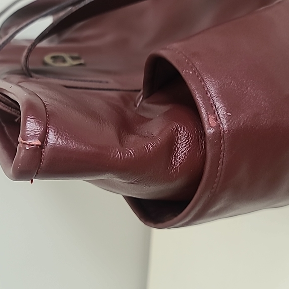 Etienne Aigner Vintage Brick Hobo Purse - Picture 9 of 10